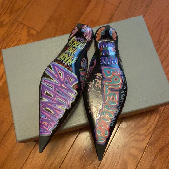 Balenciaga women's slides knife mules - Picture 6 of 8